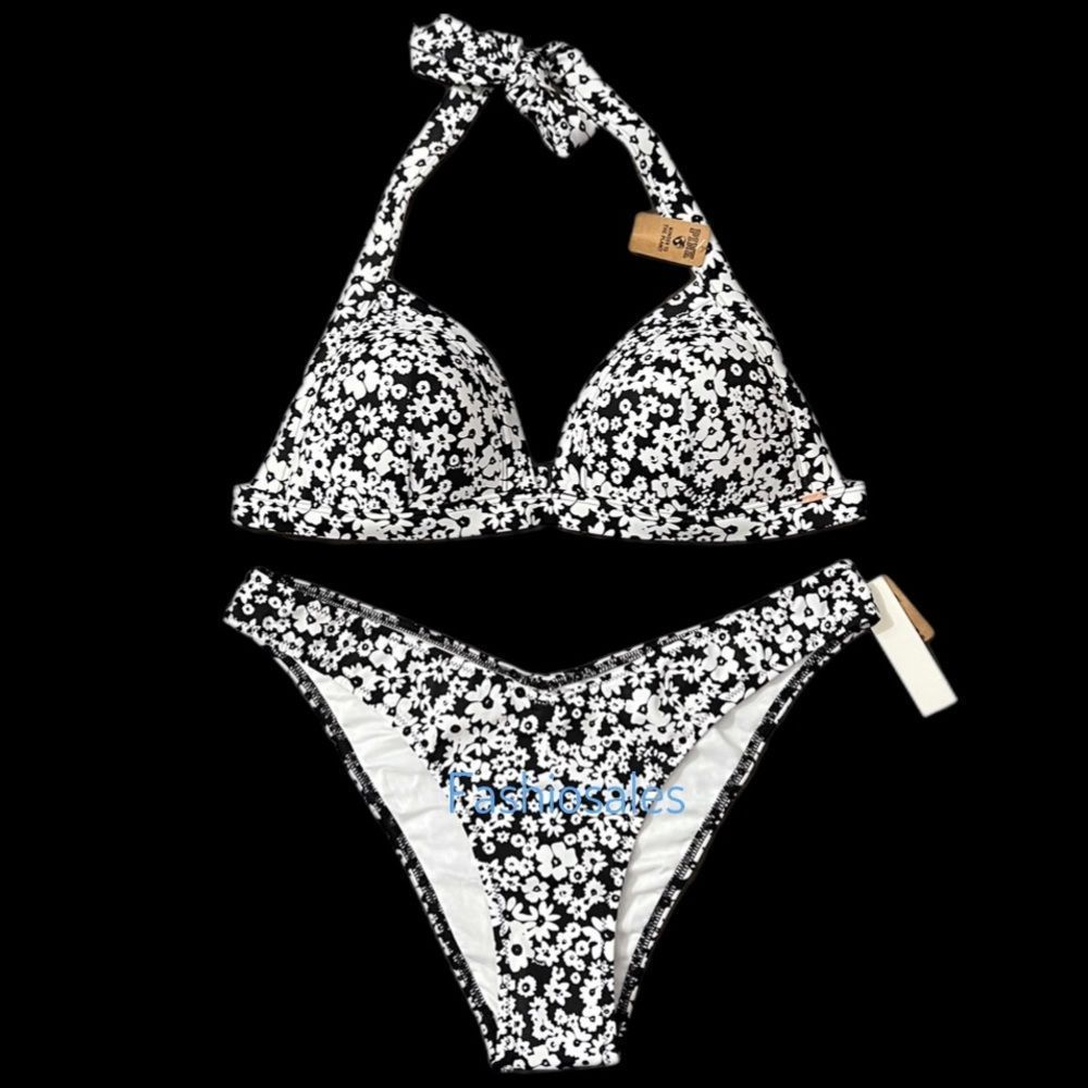 Victoria’s Secret Pink Swim Push Up Triangle Padded Bikini Top & Itsy Bottom Set - Picture 3 of 3